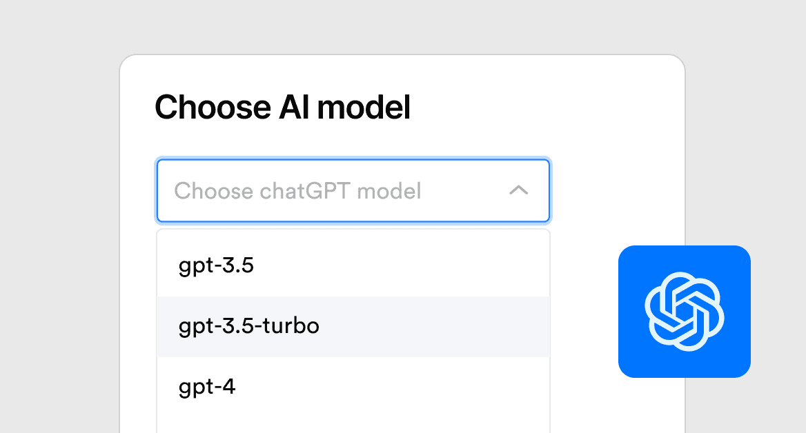 Choose the model