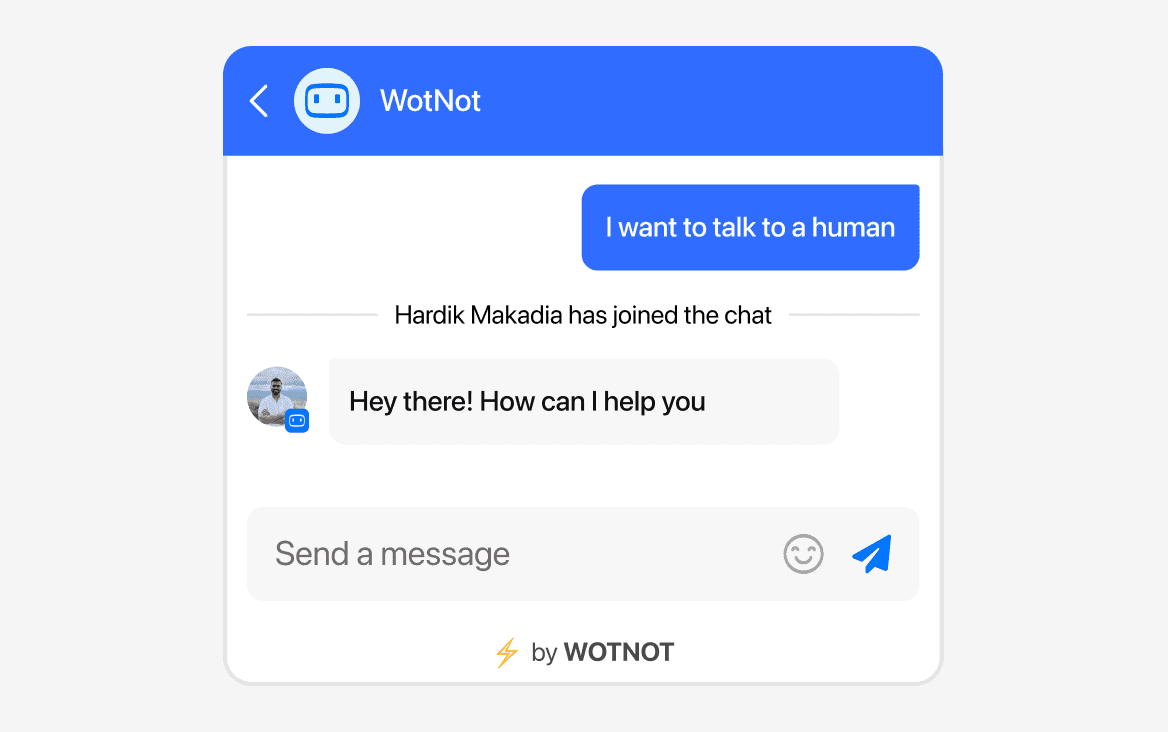 Transfer to human