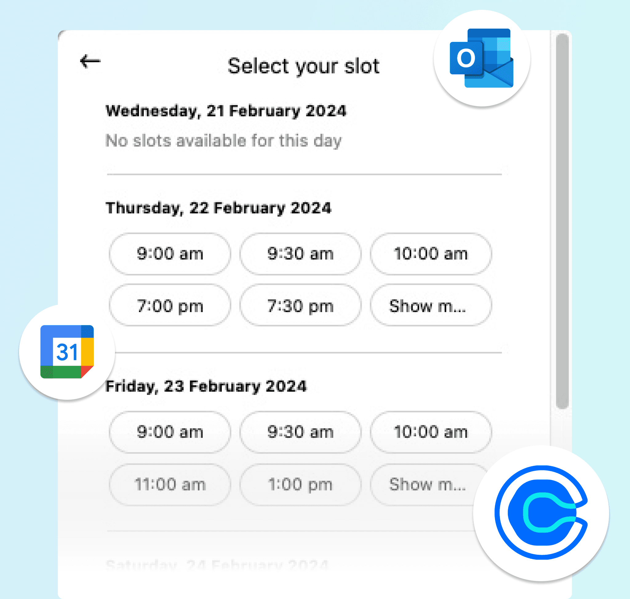 Calendar tools