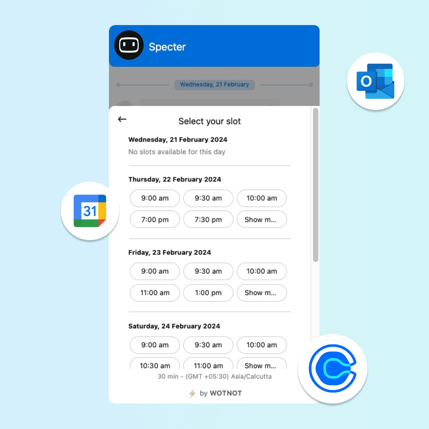 Appointment booking form